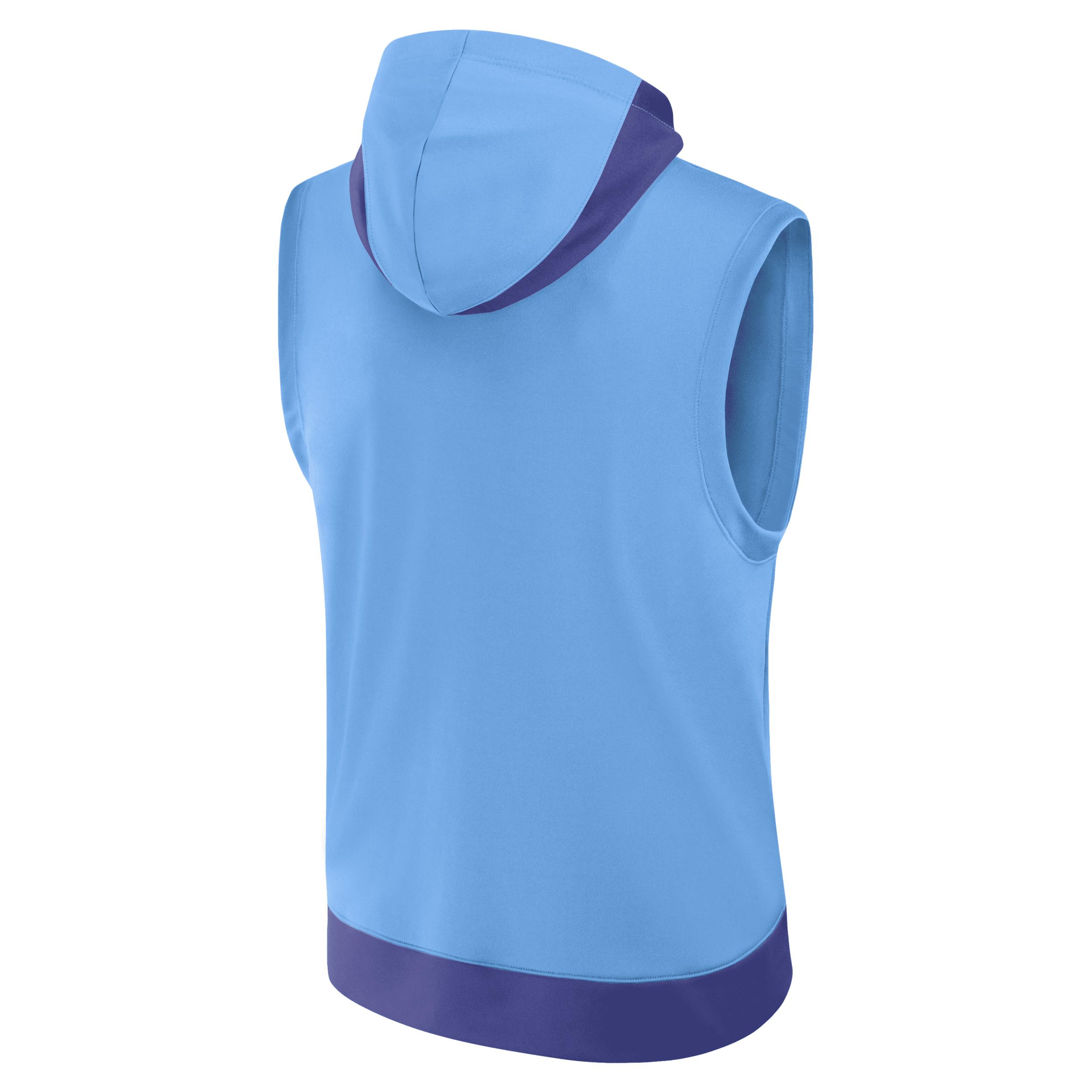 Colorado Rockies Authentic Collection City Connect Menâs Nike Men's Dri-FIT MLB Sleeveless Pullover Hoodie Product Image