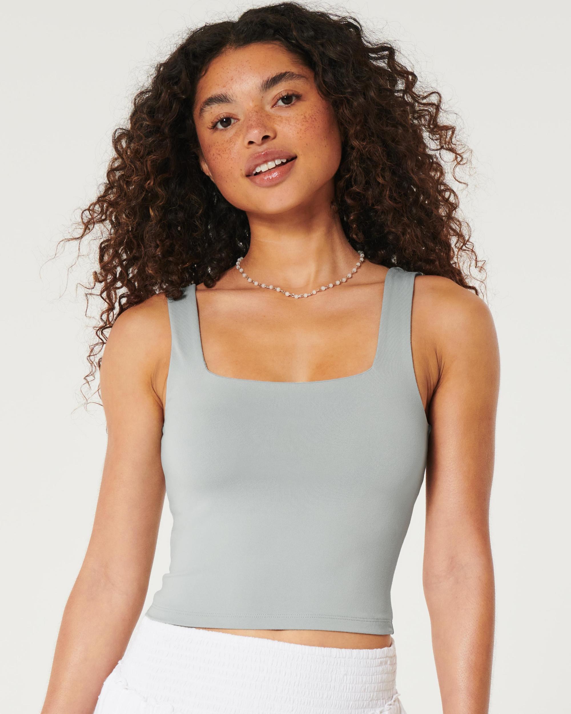 Seamless Fabric Square-Neck Tank Product Image