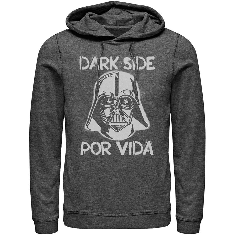 Men's Star Wars Darth Vader Dark Side Por Vida Stamp Hoodie,  Product Image