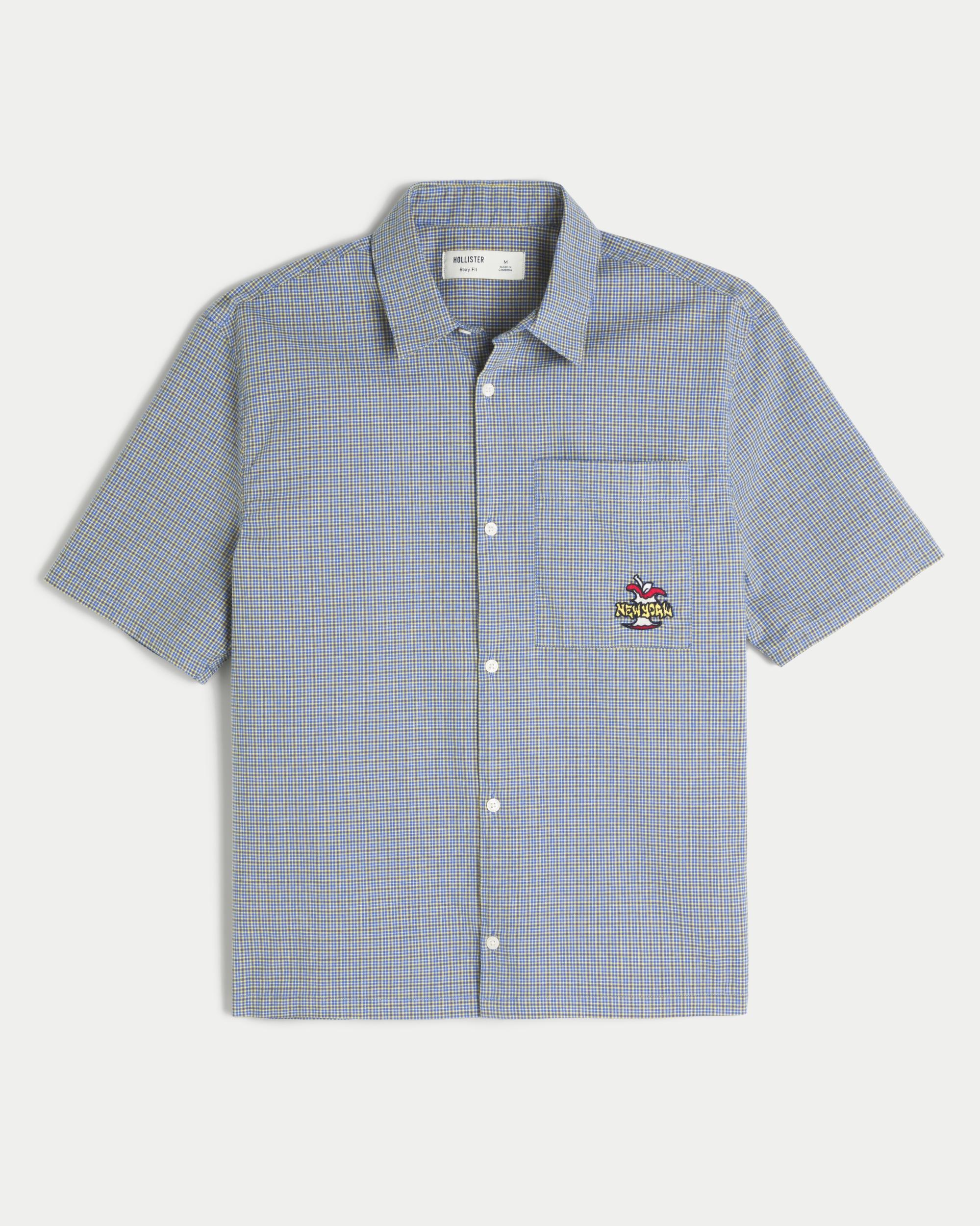 Boxy Short-Sleeve Shirt Product Image