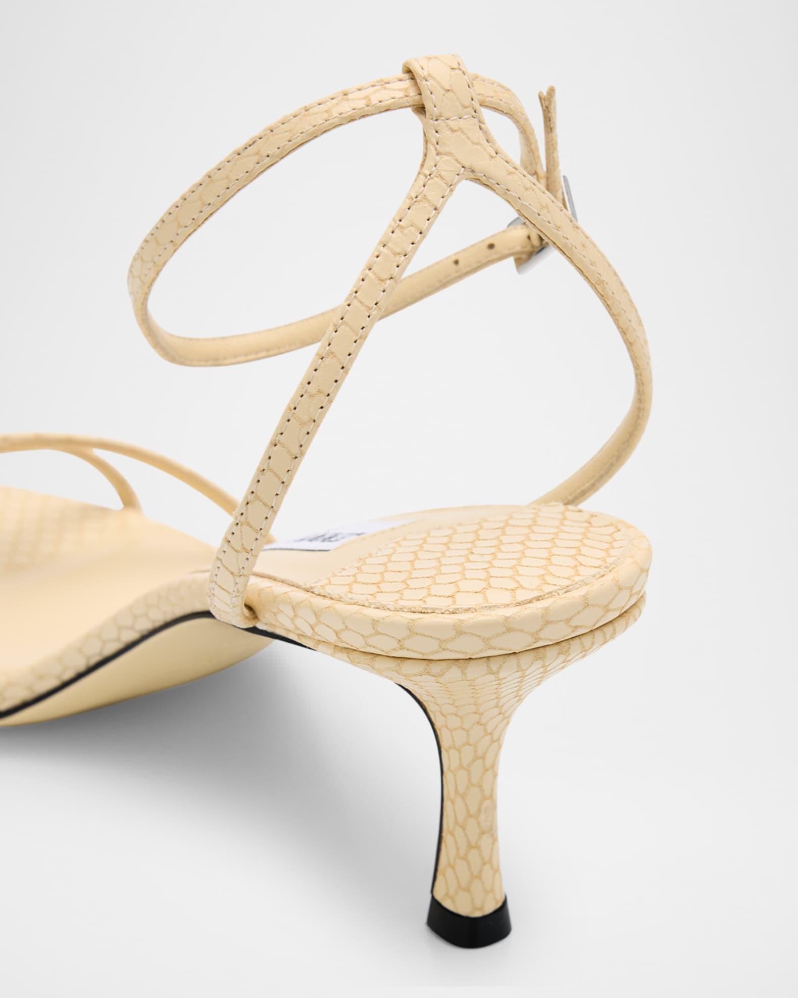 Printed Elaphe 1998 Leo Ankle-Strap Sandals Product Image