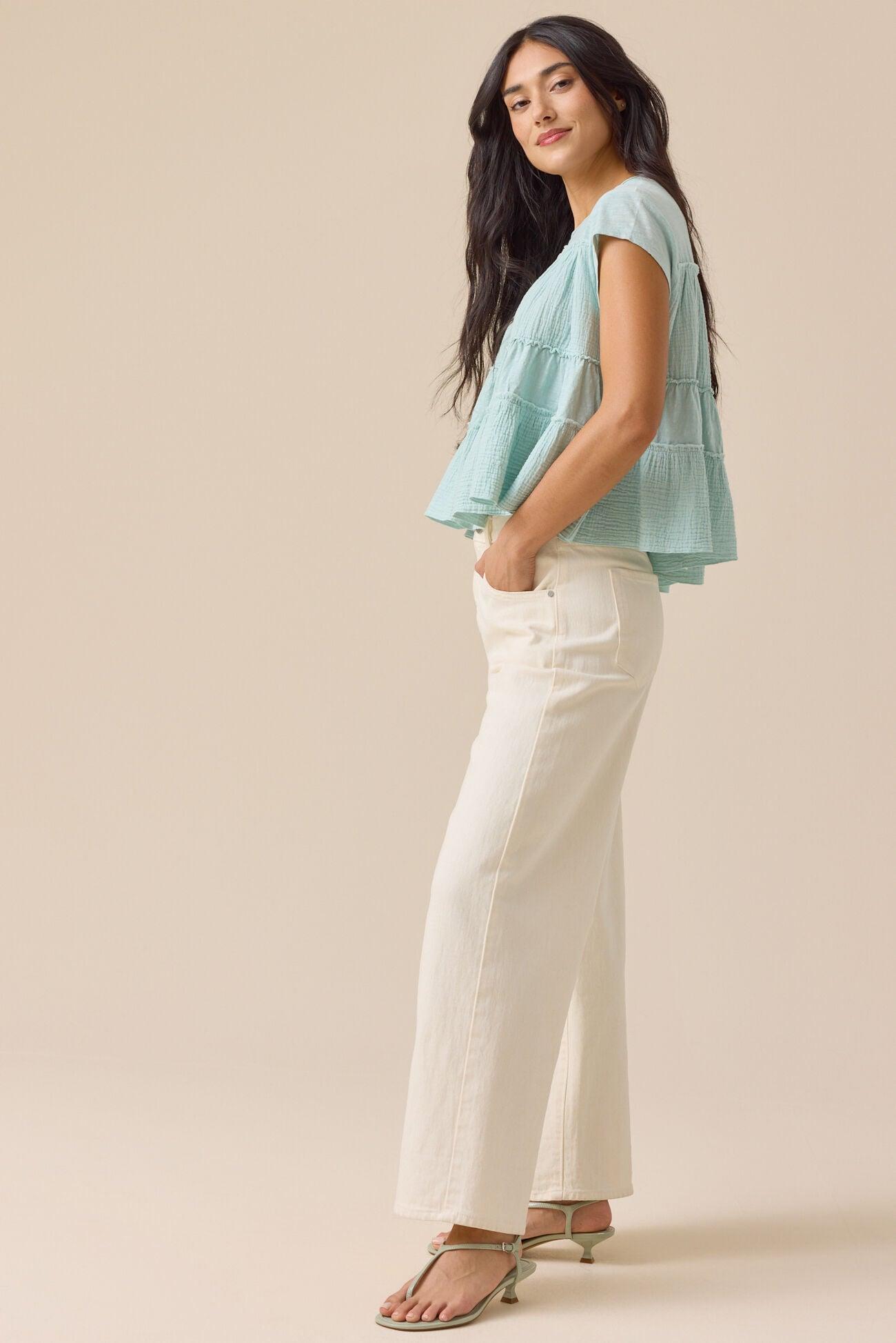 Nicole Ruffle Top Product Image