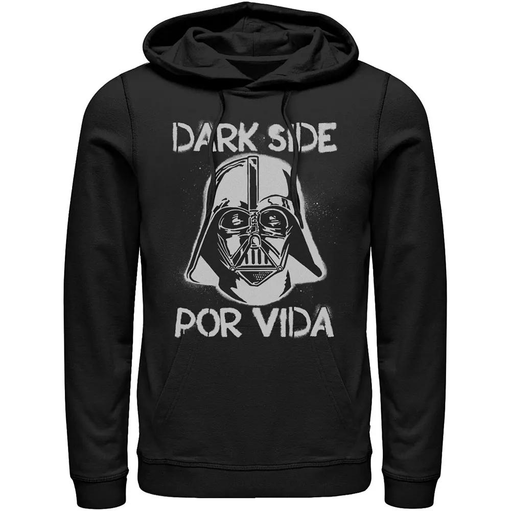 Men's Star Wars Darth Vader Dark Side Por Vida Stamp Hoodie,  Product Image