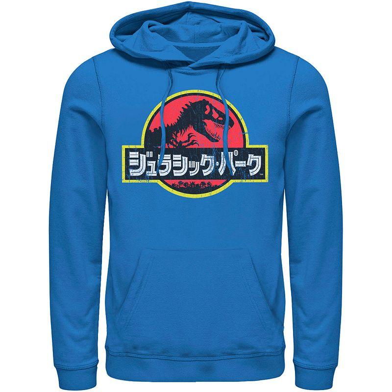 Mens Jurassic Park Logo Outlined Hoodie, Men's,  Product Image