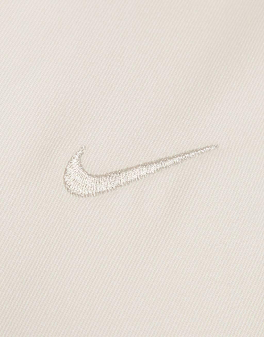Nike Life woven harrington jacket in off white Product Image