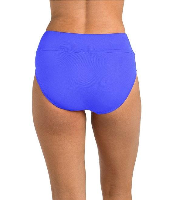 24th & Ocean Solid High Waist Swim Bottom Product Image