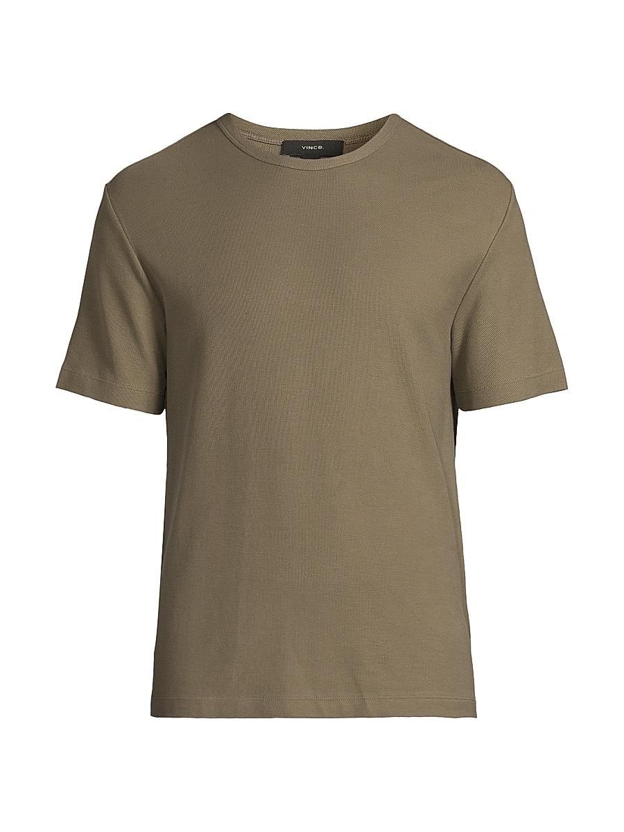 Mens Cotton Crewneck T-Shirt Product Image