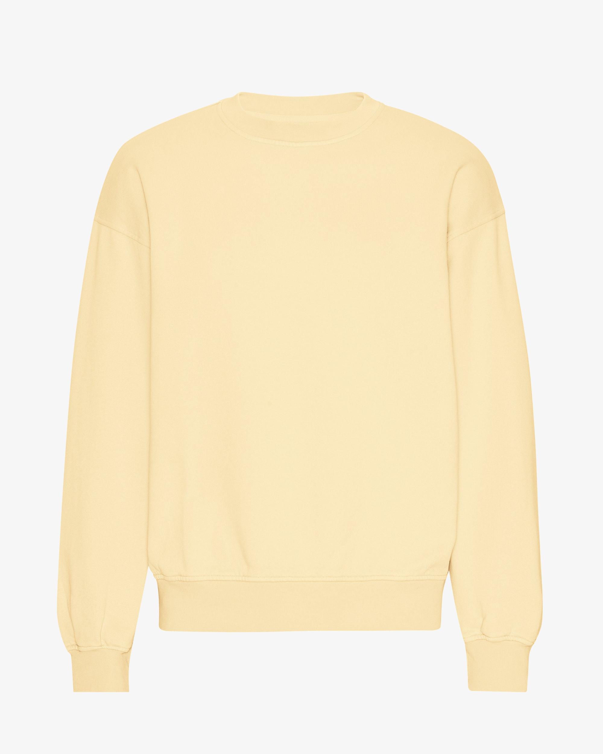 Organic Oversized Crew - Soft Yellow Product Image