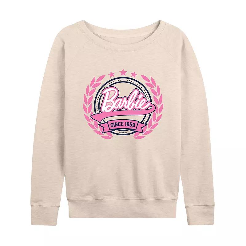 Women's Barbie® Seal French Terry Long Sleeve Tee,  Product Image