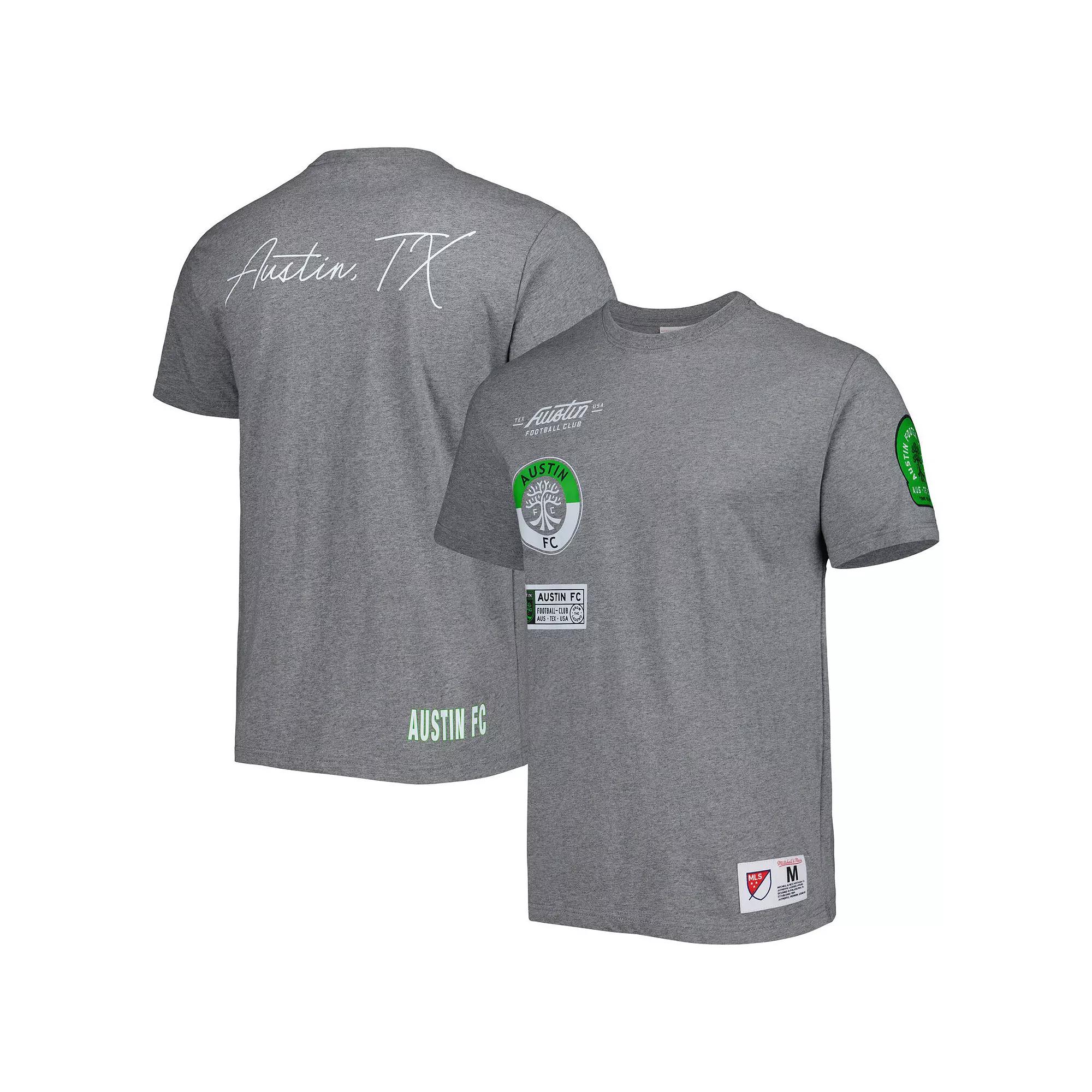Men Mitchell & Ness Gray Austin FC City Tee, Men's,  Product Image