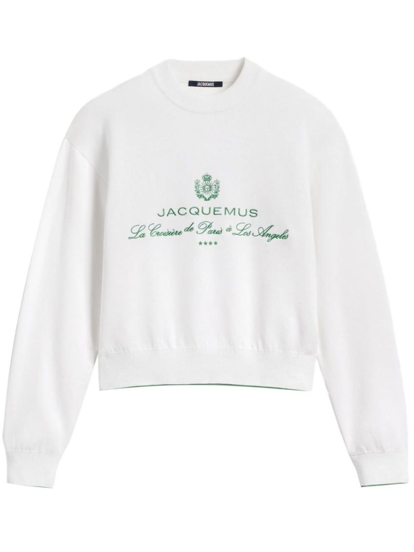 logo-embroidered sweatshirt Product Image