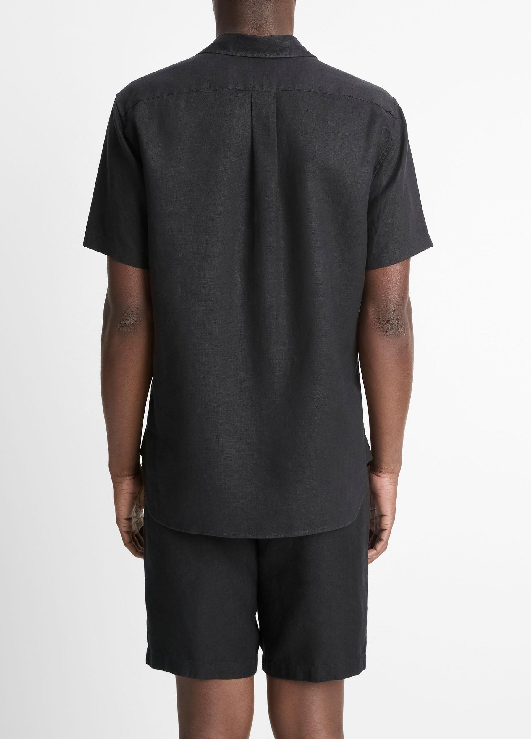 Linen Short-Sleeve Shirt Product Image