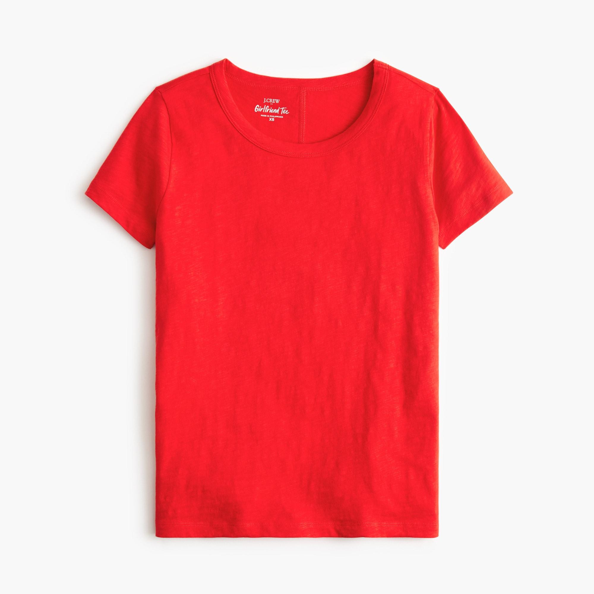 Short-sleeve girlfriend crewneck tee Product Image