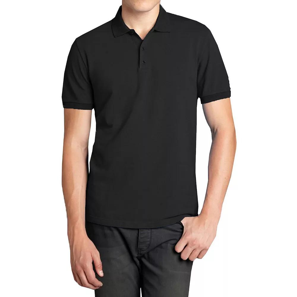 Men's Galaxy Short Sleeve Pique Golf Polo,  Product Image
