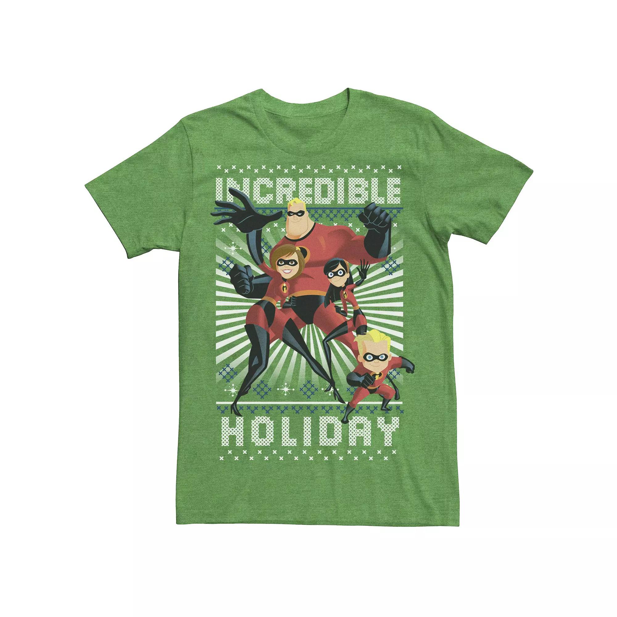 Men's Disney Pixar Incredibles Holiday Tee,  Product Image