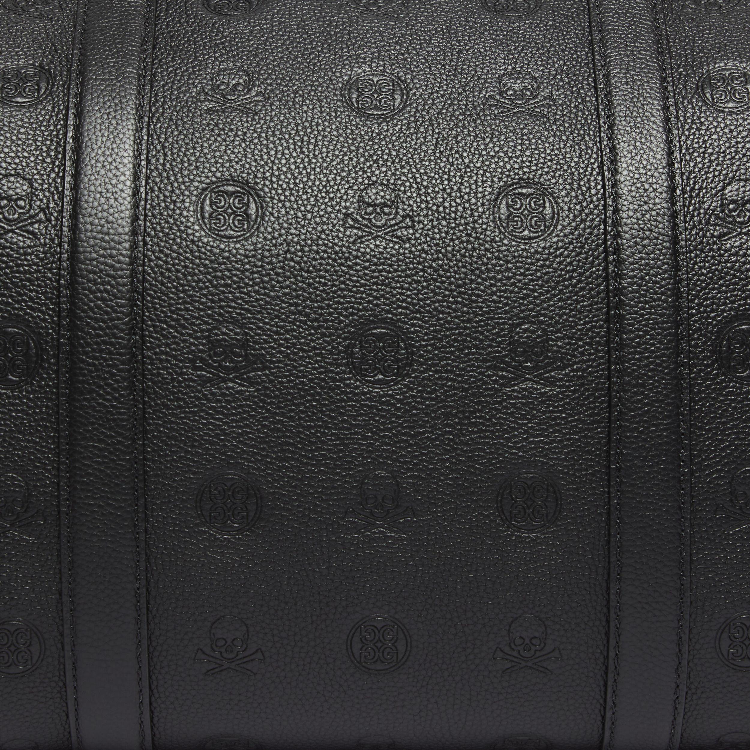 EMBOSSED SKULL & TEES LEATHER WEEKENDER Product Image
