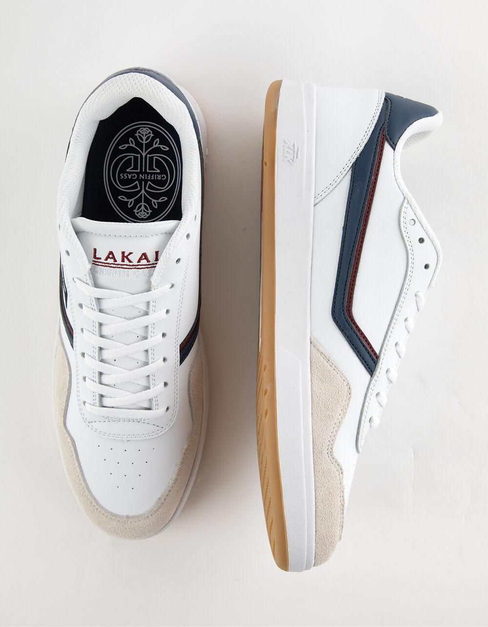 LAKAI Terrace Mens Shoes - WHT/NVY Product Image