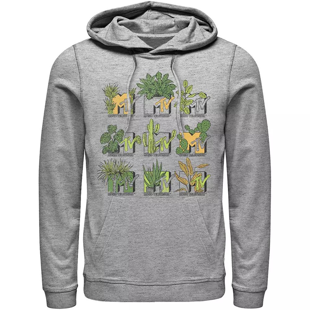Men's MTV Mtve Succulents Plants Logo Hoodie,  Product Image