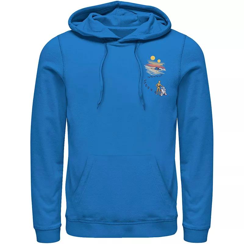 Men's Star Wars Droid Dessert Footprints Pocket Hoodie,  Product Image