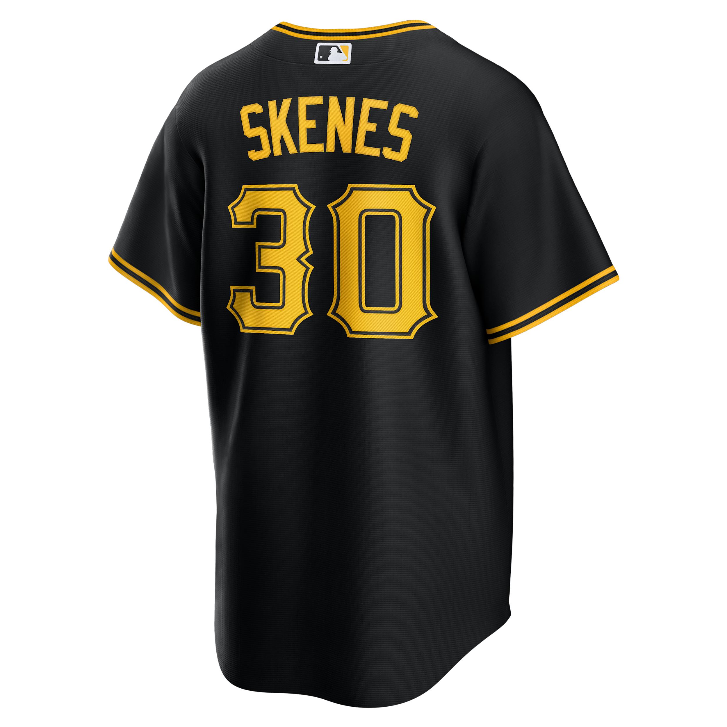 Paul Skenes Pittsburgh Pirates Nike Men's MLB Replica Jersey Product Image
