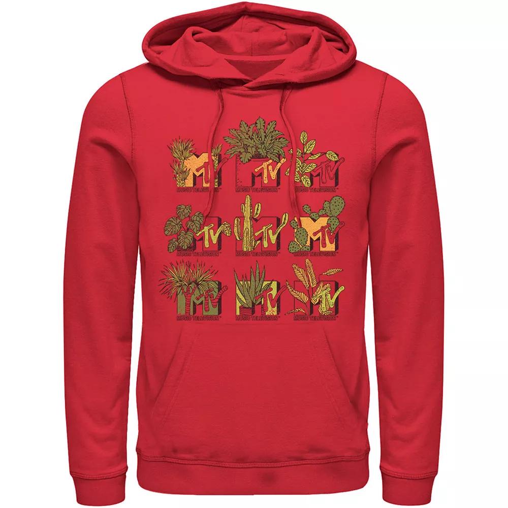 Men's MTV Mtve Succulents Plants Logo Hoodie,  Product Image