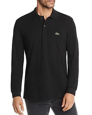 Lacoste Classic Fit Long-Sleeve Pique Polo Shirt Product Image
