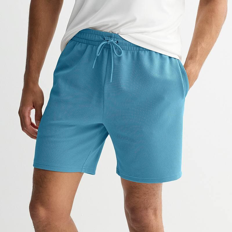 Men's Tek Gear® 7 in. Performance Waffle Weave Shorts, Size: XL, Silver Spring Product Image