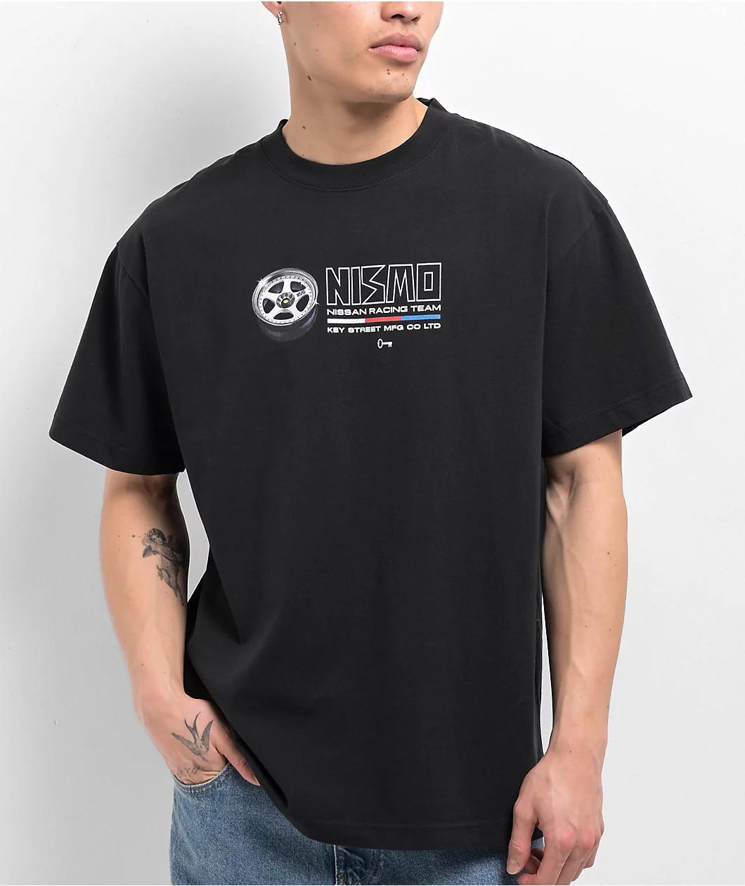 Key Street x NISMO Wheel Black T-Shirt Product Image