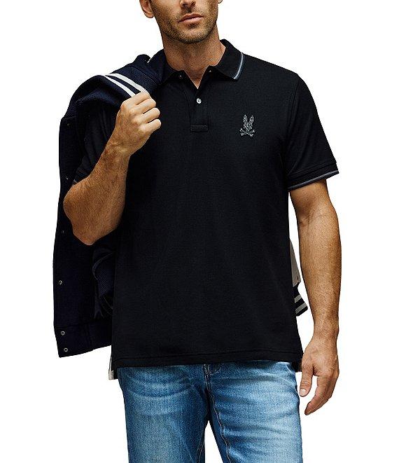 Psycho Bunny Gabin Pique Short Sleeve Polo Shirt Product Image