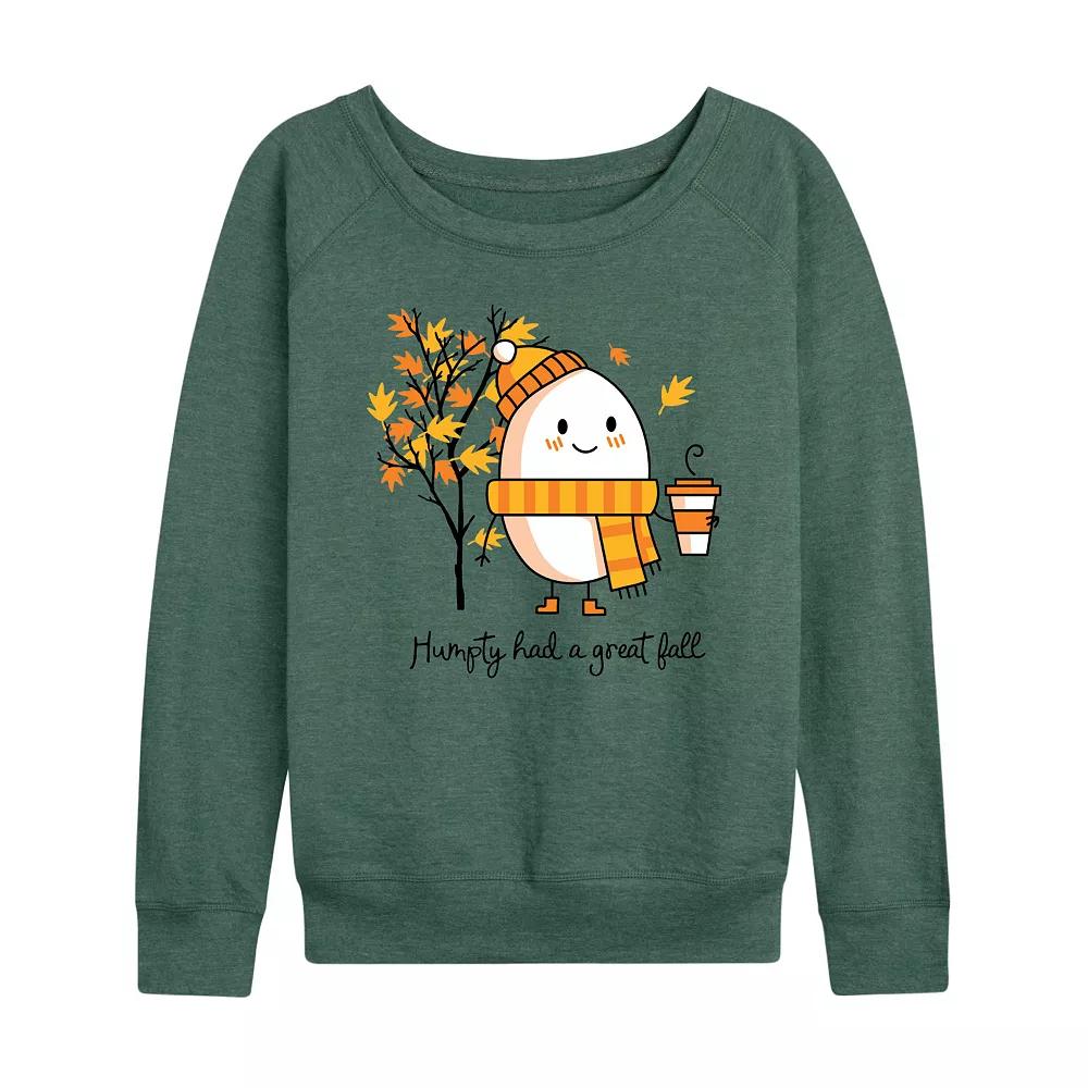 Women's Humpty Had A Great Fall French Terry Long Sleeve Tee,  Product Image