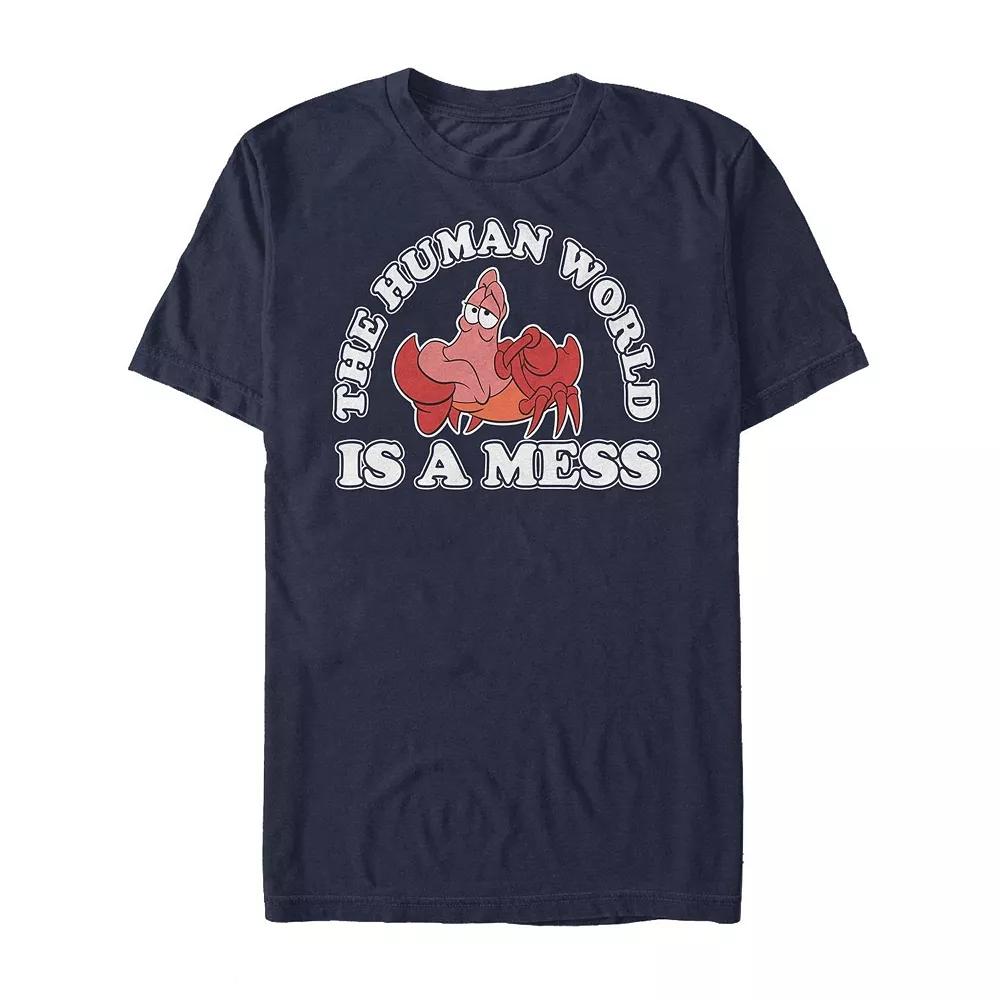 Men's The Little Mermaid World's A Mess Tee,  Product Image