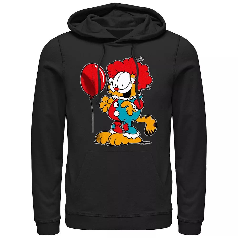 Men's Garfield The Cat Clown Graphic Hoodie,  Product Image
