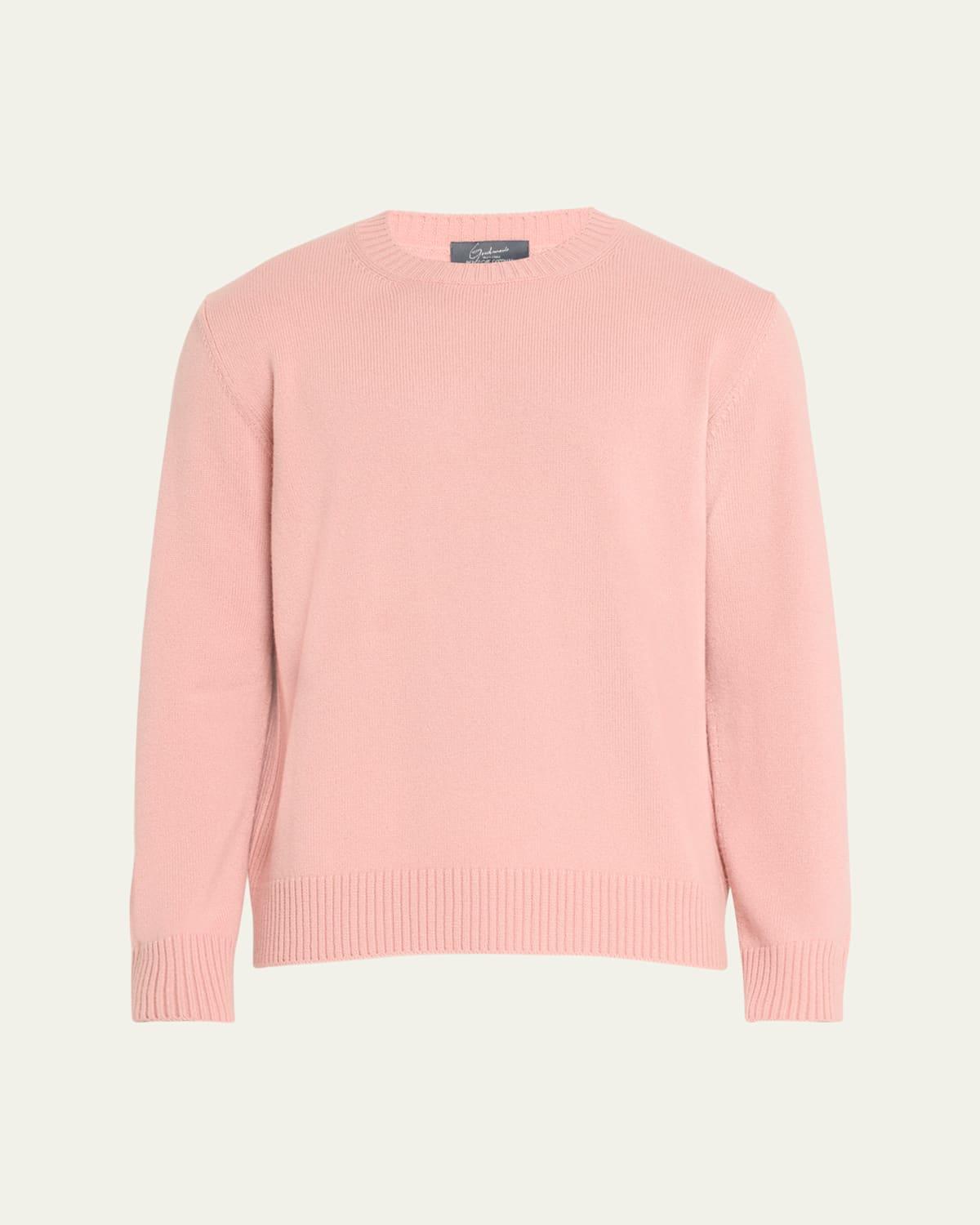 Mens Rib Baby Cashmere Pullover Product Image