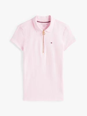 Slim Fit Zip Polo Product Image