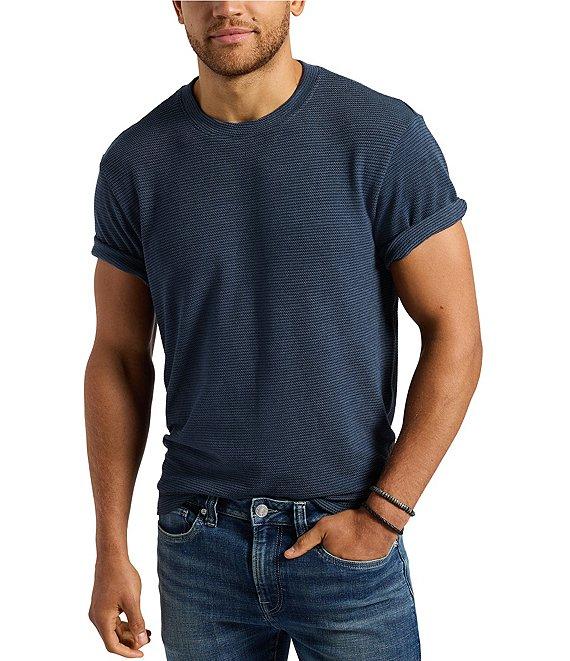 Buffalo David Bitton Karlton Textured Knit Crewneck T-Shirt Product Image
