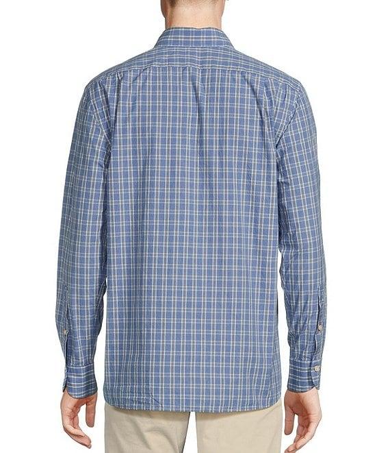 Cremieux Blue Label Classic Fit Capri Washed Plaid Poplin Long Sleeve Woven Shirt Product Image