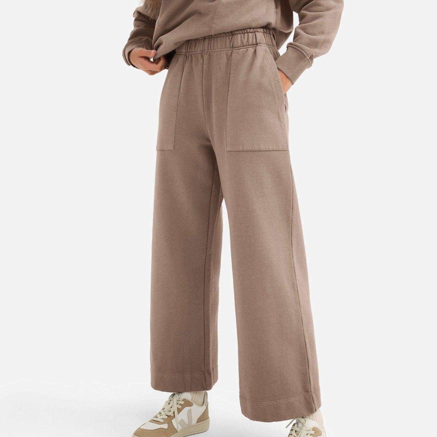 Organic Fleece Wide Leg Pant Female Product Image
