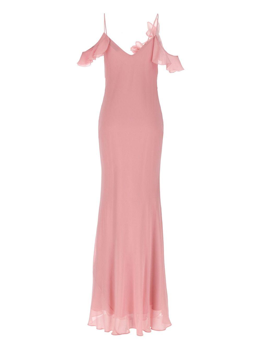 Georgette Flower maxi dress  Product Image