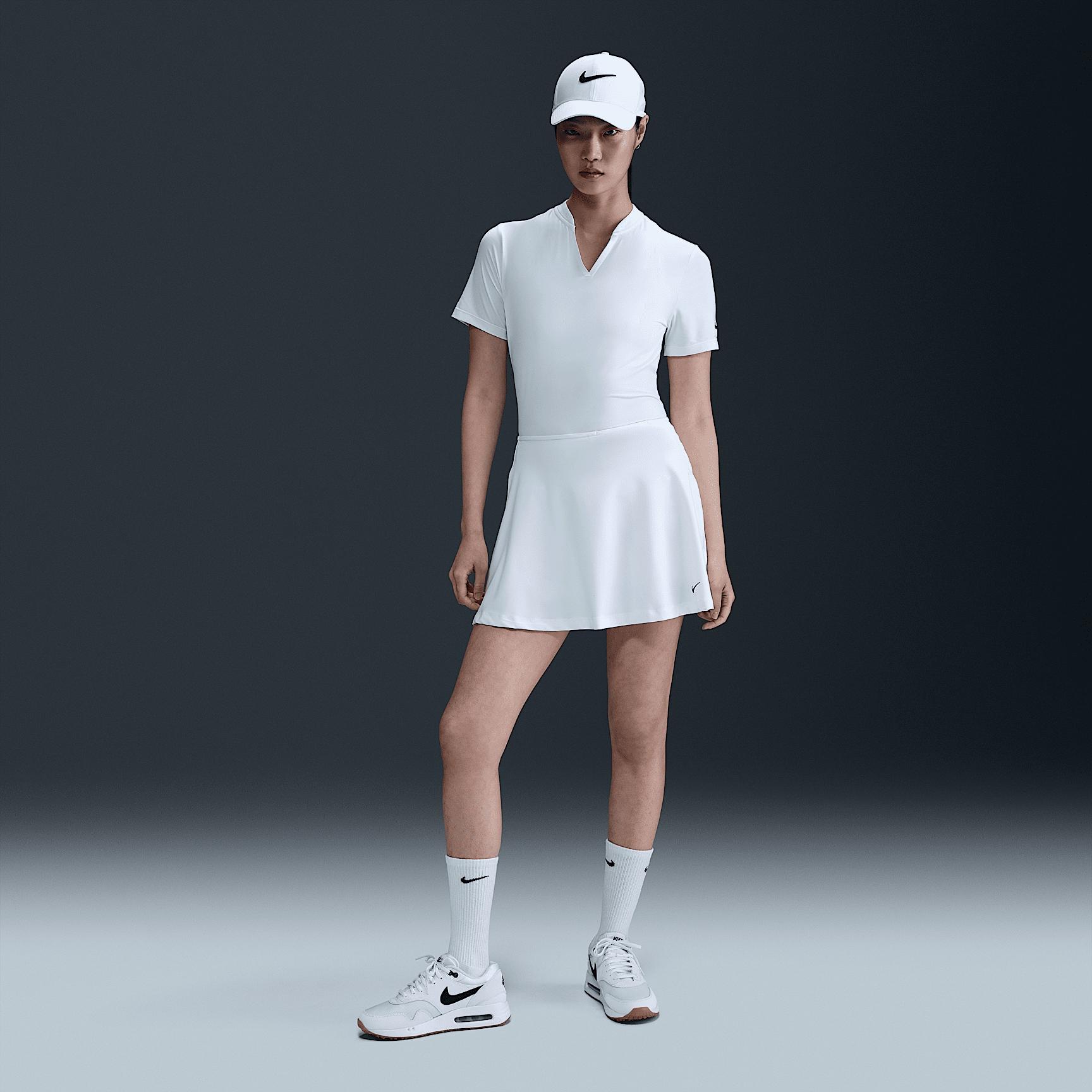 Nike Womens Tour Dri-FIT Short-Sleeve Blade Golf Polo | FZ6308-100 Product Image