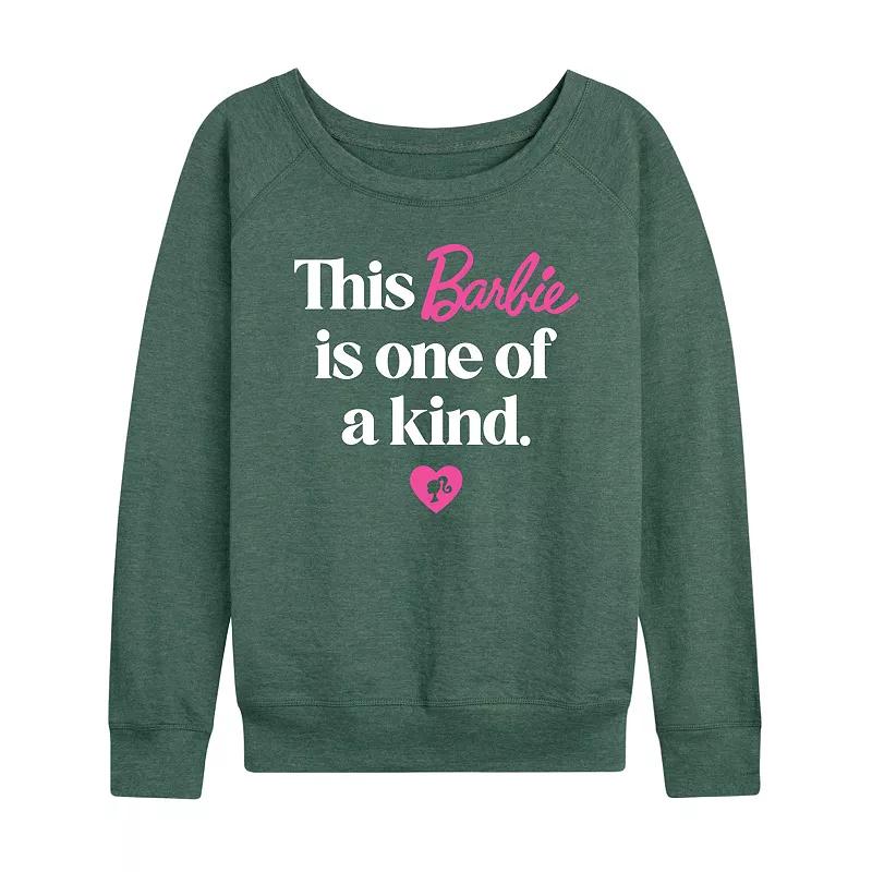 Women's Barbie® One Of A Kind French Terry Long Sleeve Tee,  Product Image