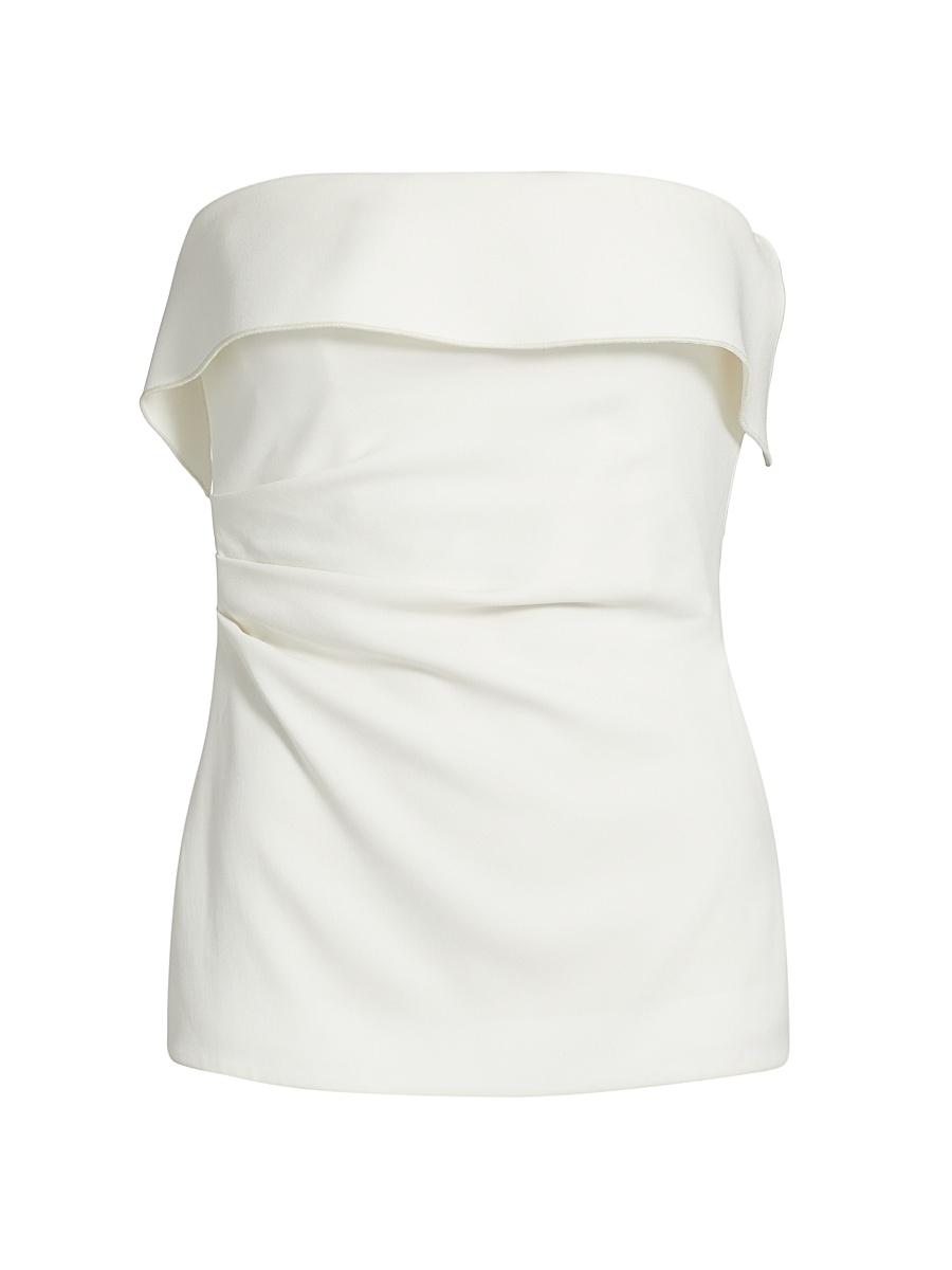 Womens Felicity Crpe Ruched Top Product Image