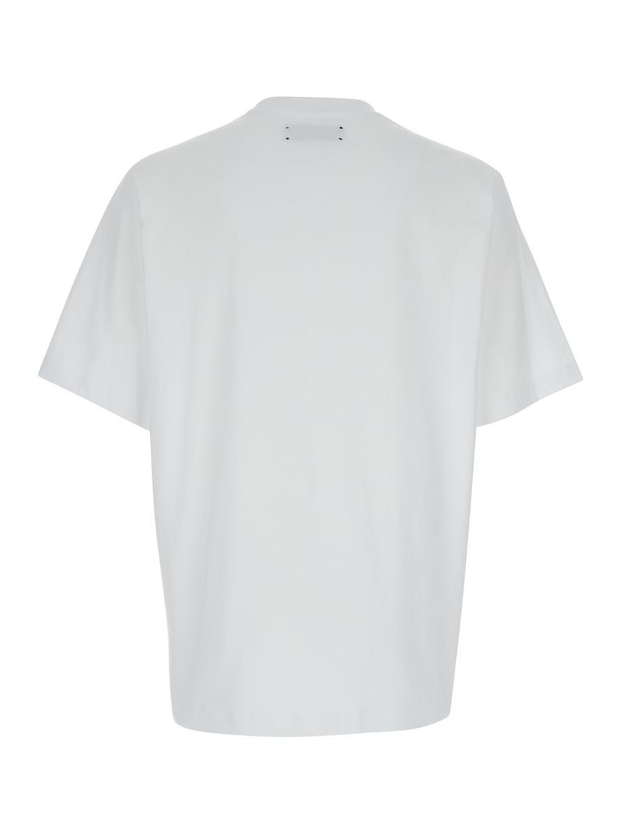 White Printed Core Logo T-Shirt Product Image