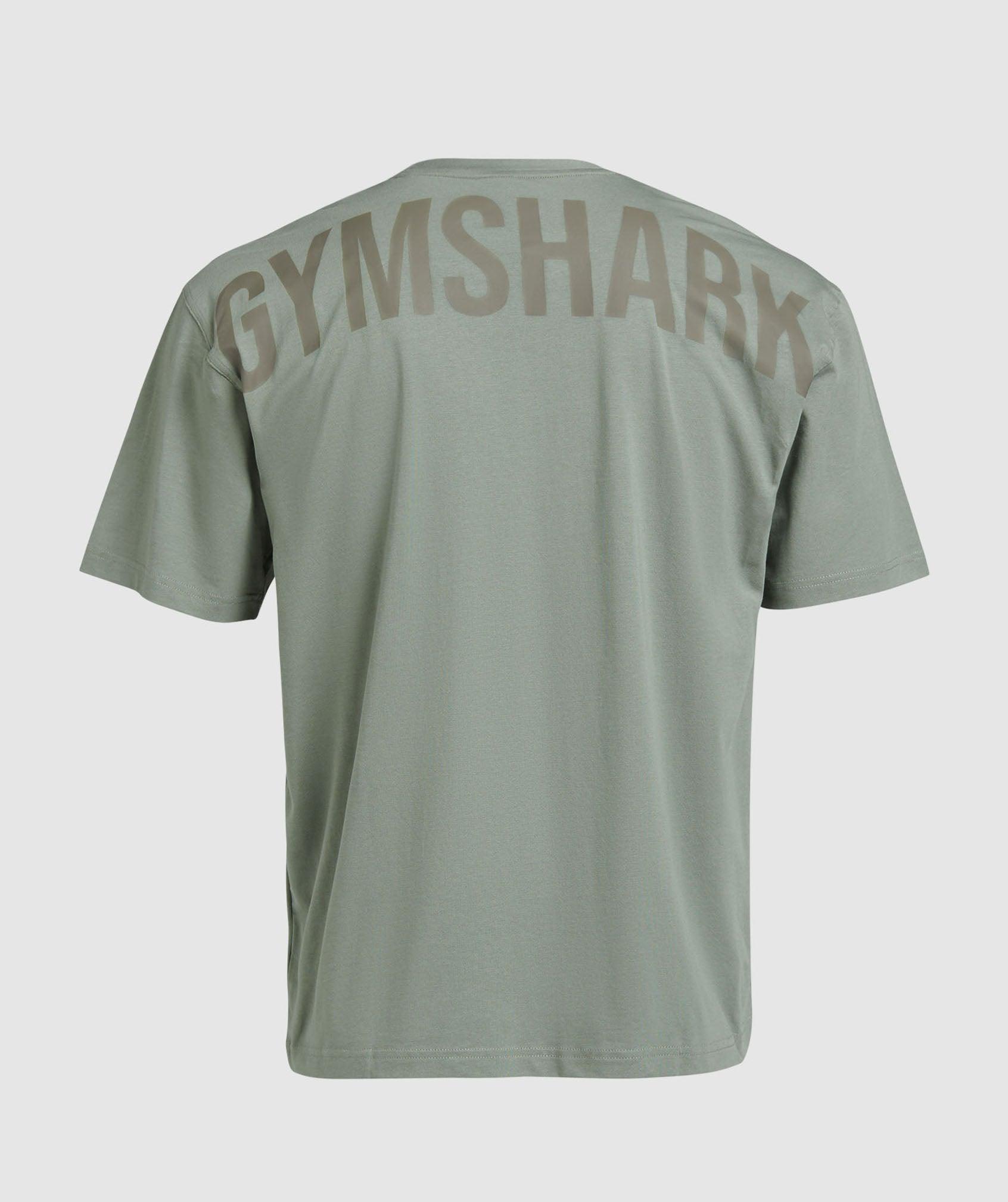 Gymshark Power T-Shirt - Unit Green Male Product Image