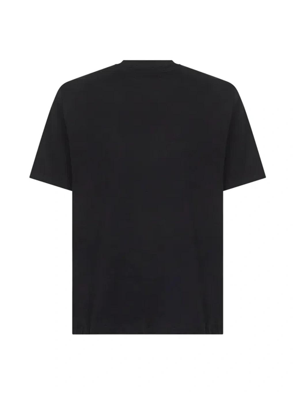 Mens Stretch Cotton T-Shirt With Logo Product Image