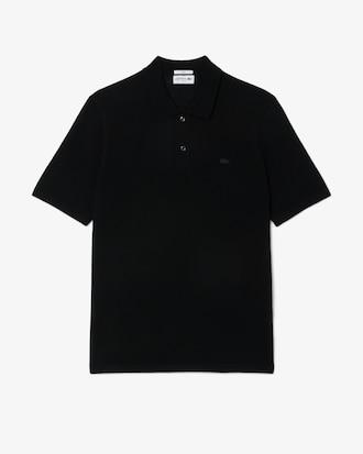 Men's Short Sleeve Heavy Cotton Polo Sweater Product Image