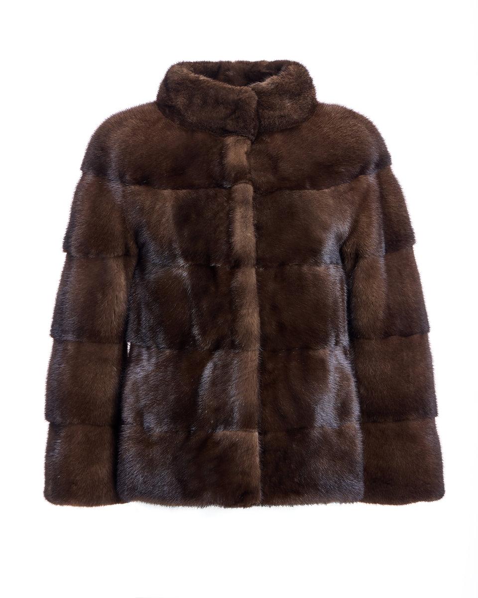 Horizontal Mink Jacket Product Image