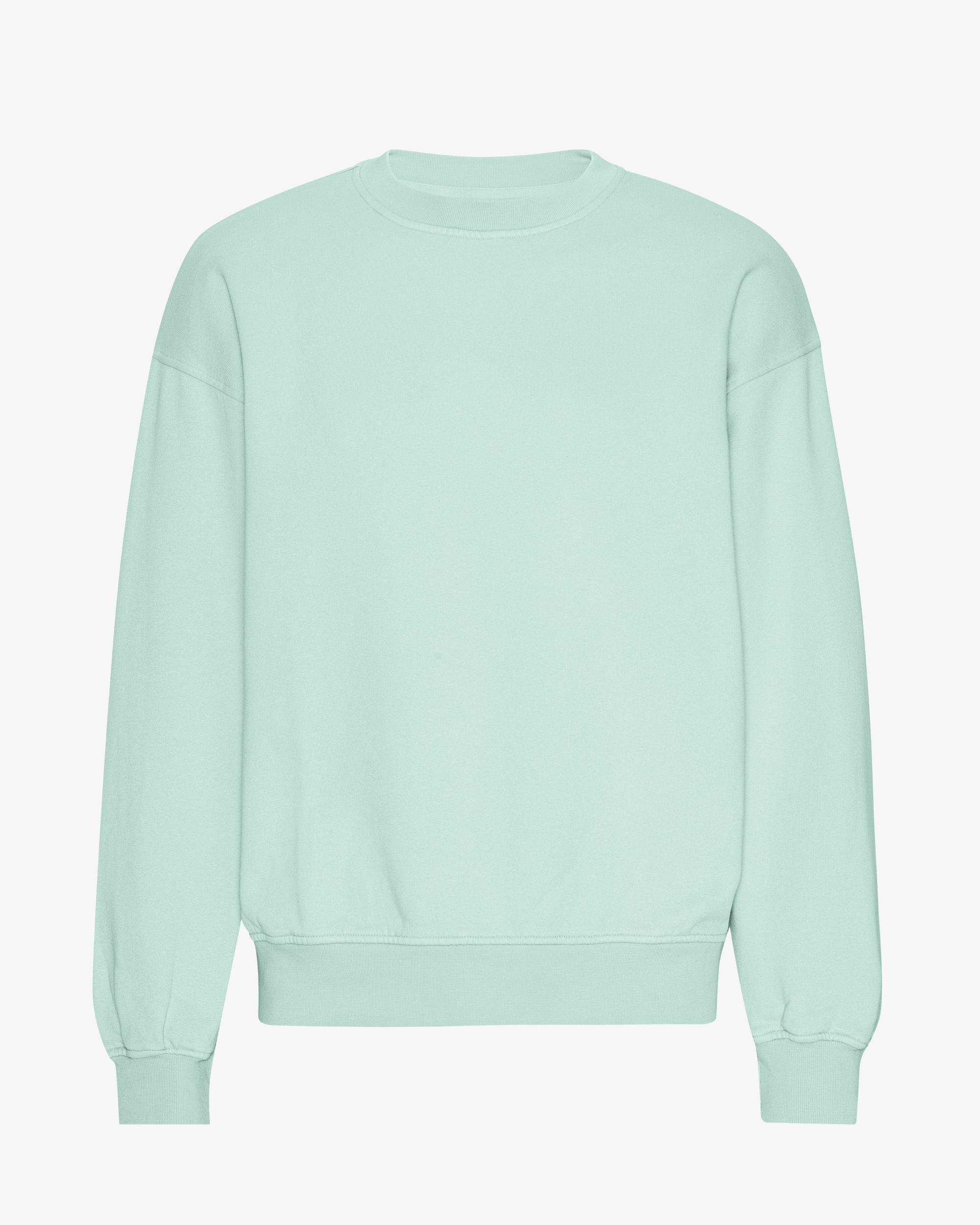 Organic Oversized Crew - Light Aqua Product Image