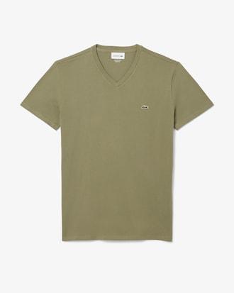 Men's Lightweight Pima Cotton V-Neck T-Shirt Product Image