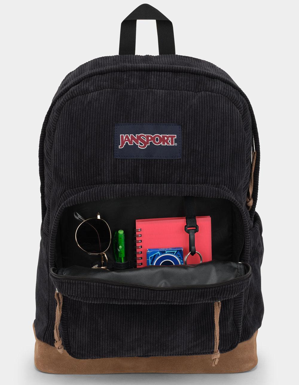 JANSPORT Right Pack Expressions Corduroy Backpack - BLACK CORDUROY Product Image