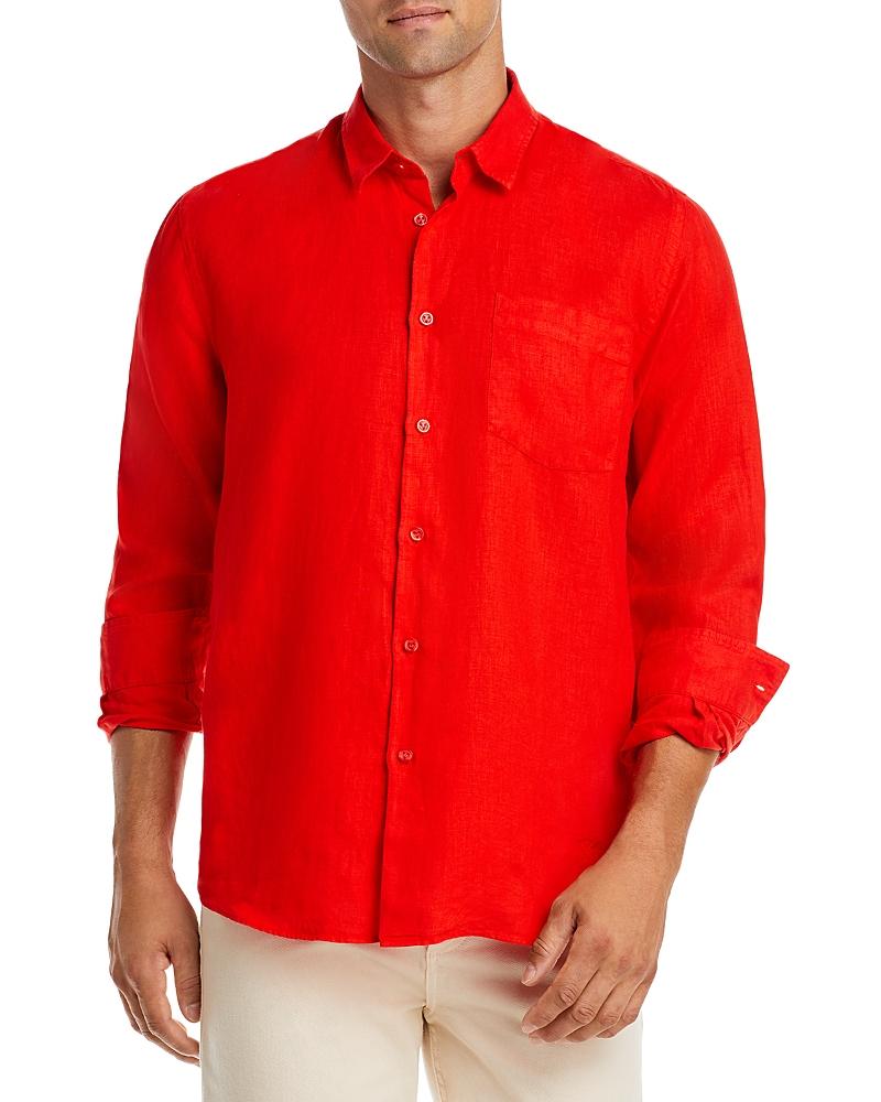 Vilebrequin Men's Solid Linen Shirt Product Image